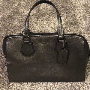 Coach gunmetal purse